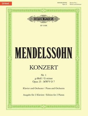 Piano Concerto No. 1 in G Minor Op. 25 (Edition for 2 Pianos) | Mendelssohn