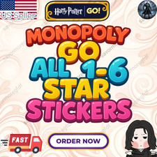 Monopoly Sticker Go 1  - 6   All Stickers Available CHEAPEST  SUPER FAST  24/7  