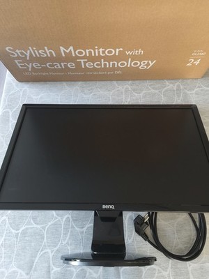 BenQ GL2460 24 Zoll Monitor Bildschirm Full HD-Auflösung - Schwarz Eye Care