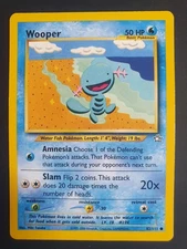 Wooper 82/111 - Neo Genesis Set - Pokemon Card - Lightly Played