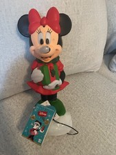 Disney Minnie Mouse LED Lighted 14" Blow Mold Christmas New