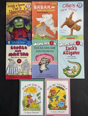 Lot of 7 - I CAN READ BOOKS Level 2 / Grades 1-3 / Developing Readers