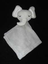 Babyco Gray Elephant Security Blanket Lovey Sleeping Plush Forever Baby