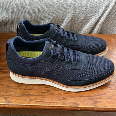 Florsheim Launch Knit Elastic Lace Moc Toe Slip On Sneakers 14442-410 Mens 11W