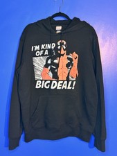 Deadpool  I  m Kind of a Big Deal  Hoodie Black Size L