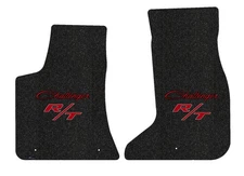 Lloyd Berber Front Mats for '23 Challenger w/Red on Black w/Red on Black RT
