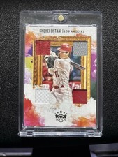 Shohei Ohtani 2020 Panini Diamond Kings Quad game used Materials 🔥