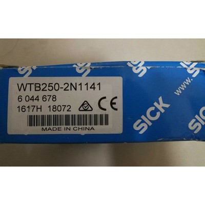Neu SICK WTB250-2N1141 6044678 Fotoelektrischer Sensor Qualitätssicherung
