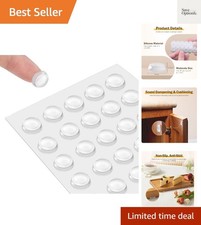 240 Pcs Cabinet Door Bumpers, 1/2" Diameter Self Adhesive Clear Cupboard Door...