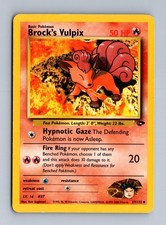 Brock's Vulpix Gym Challenge 37/132 Unlimited MP Pokemon 2000