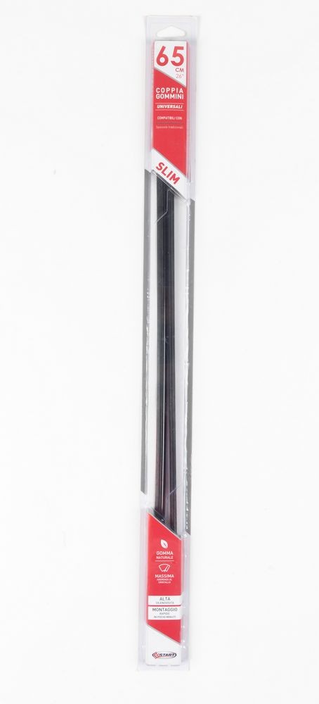 Start Coppia di Gommini Ricambio per Tergicristallo Universale 65cm-26 - Miniatura 4