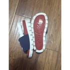 Christian Louboutin Kids Red and Navy Slide Sandals with White Lettering euro 32 — photo 2