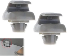 Poweka Sunvisor Clip Hook Replacement Compatible with 1998-2007 Accord Gray 
