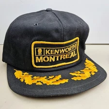 Vintage K BRAND Kenworth Montreal Patch Scrambled Eggs Trucker Hat Snapback Cap