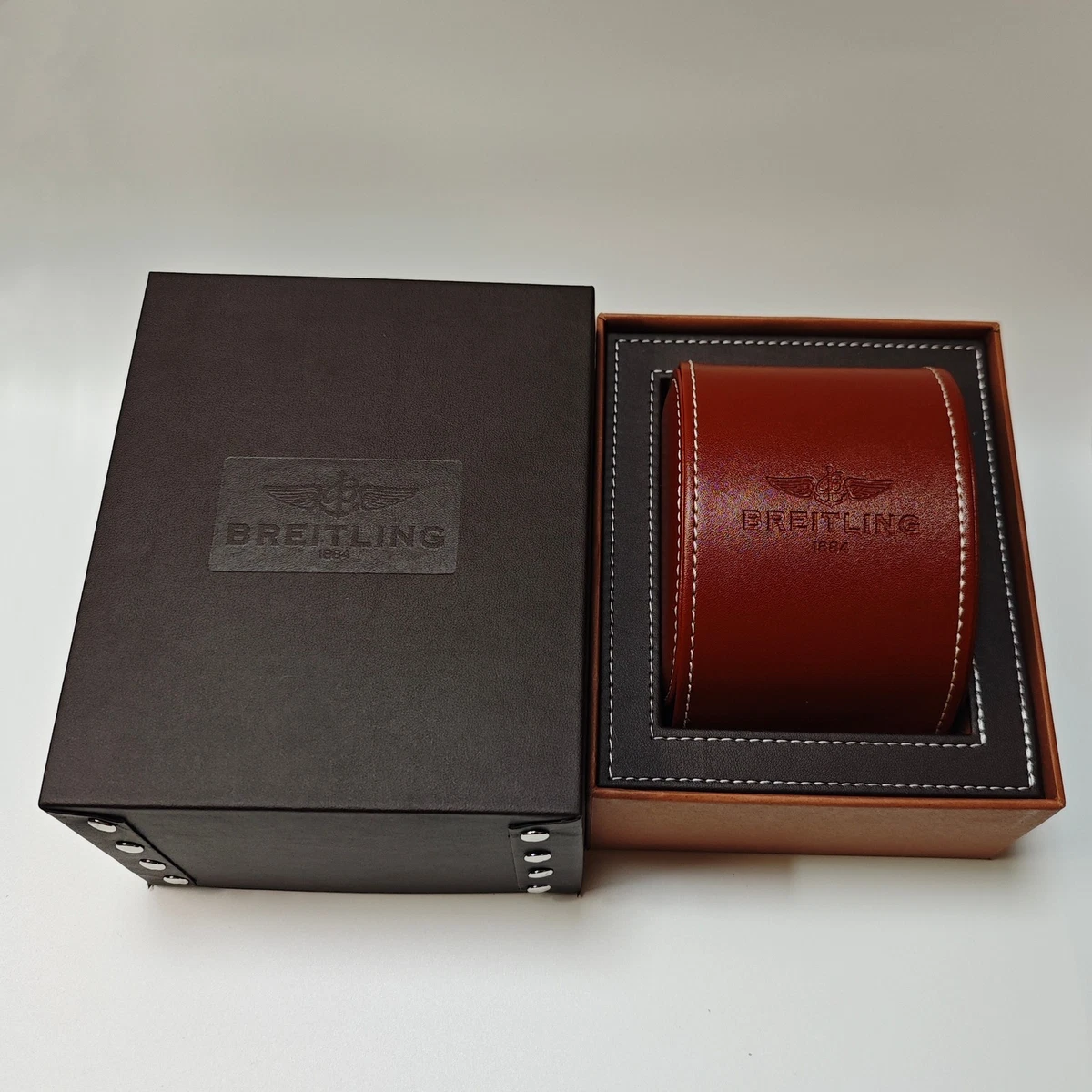 Étui Service Officiel Breitling - Coffret Nylon Noir Original - Neuf Sans Étiquette
