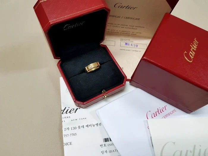 Anello Cartier 18K 3P Love 52 114228130