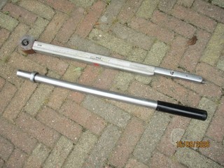 Stahlwille Manoskop 721/100 Drehmomentschlüssel Momentschlüssel 3/4" mit Rohr