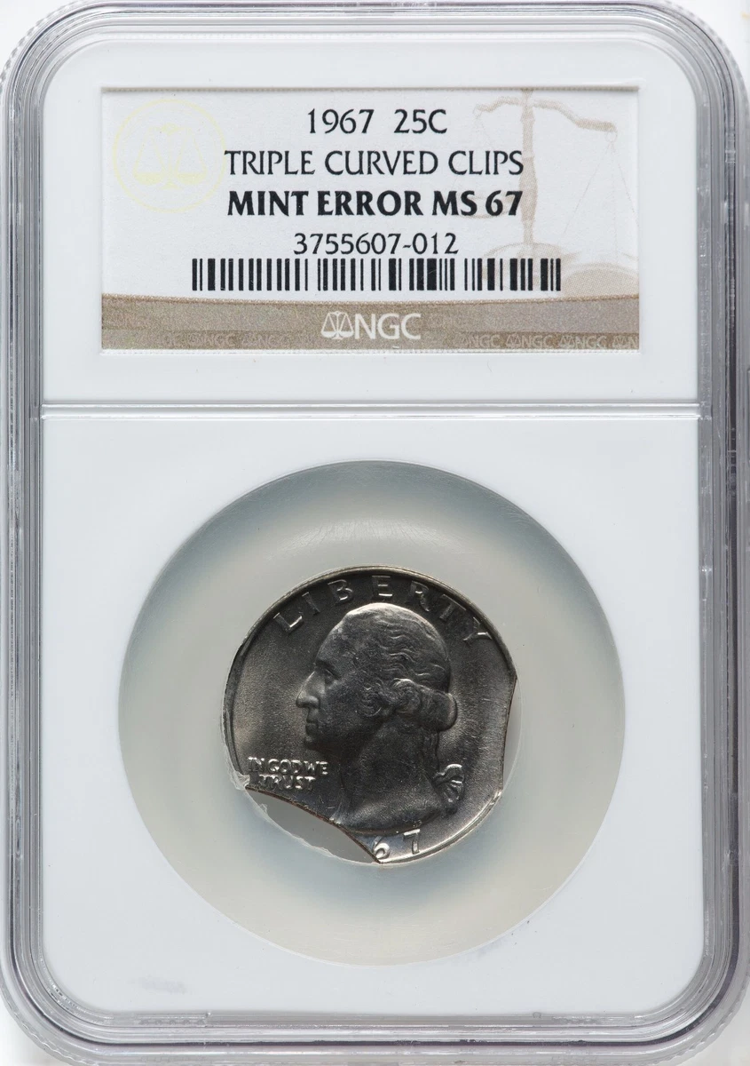1967 Washington Quarter US Error Coins for sale | eBay