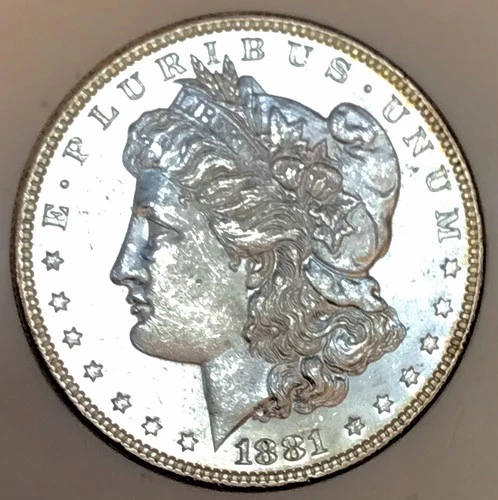 1881 P MORGAN DOLLAR! ULTRA PROOF LIKE! HUGE EYE APPEAL GEMBU+++ PL+++ NR #64573