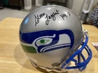 Steve Largent Seattle Seahawks Signed Autographed Mini Helmet Coa JSA