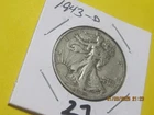 1943  d 50C Walking Liberty Half Dollar