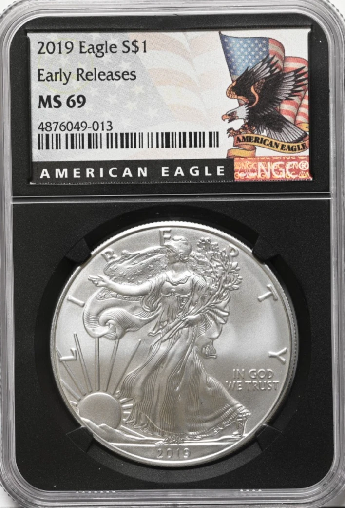 American Eagle MS 69 Graded 2019 Silver Bullion Coins for sale | eBay