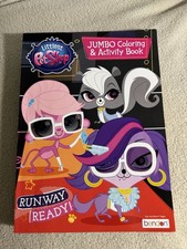 Littlest Pet Shop Jumbo Coloring  Activity Book Nostalgia Girls Unused READ