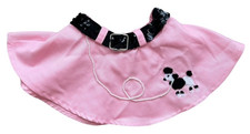 Build A Bear Poodle Skirt Only Pink Retro 50s Sequins Belt BABW
