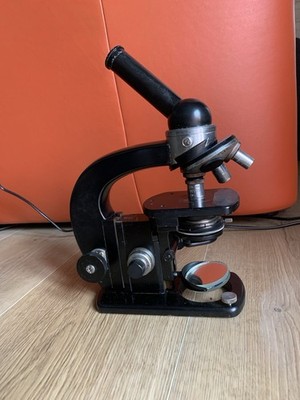 Mikroskop Optisches Gerät Vintage Carl Zeiss Jena DDR