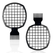 2Pcs Upgraded Twist Combs Hair Sponge Brush, Superior to Hair Sponge for Curls