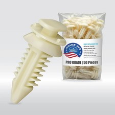 50Pcs Door Panel Clips Retainers Pro Grade Nylon Push Clips  GM 15545202 Rivet F
