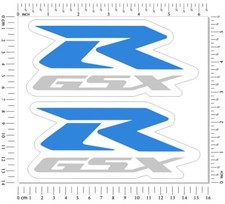 GSXR Suzuki 600 750 1000 Laminated Stickers Set Motorcycle Fairing Logo Decals