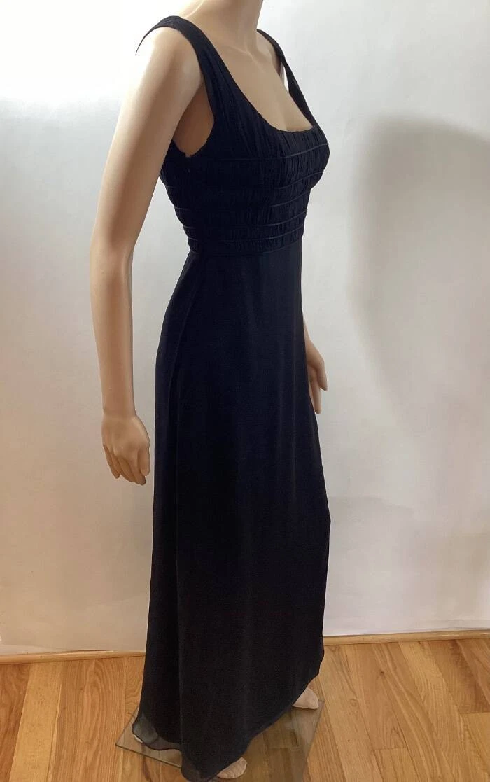 ABITO GIANNI VERSACE F W 1998 GIANNI VERSACE PASSERELLA LATERALE APERTA TAGLIA 4 PINNA RARA