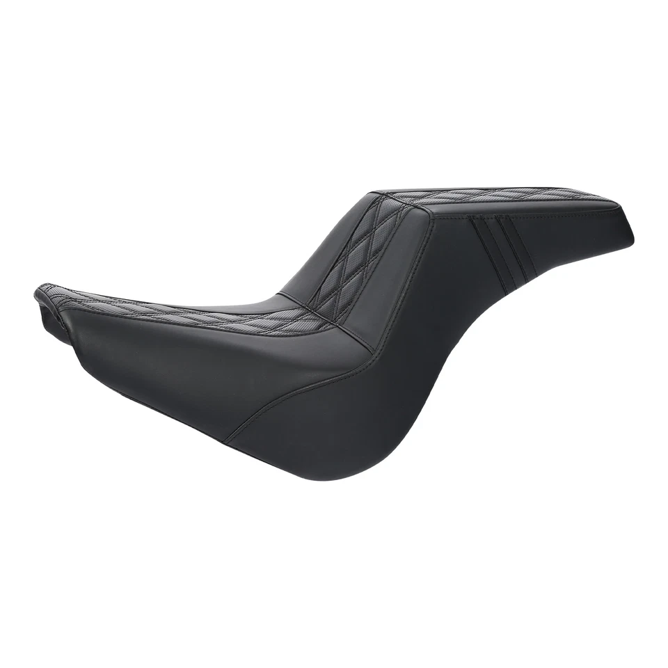 Сиденье водителя и пассажира подходит для Harley Softail Street Bob FXBB 2018-2025 черное - Изображение 3 из 4