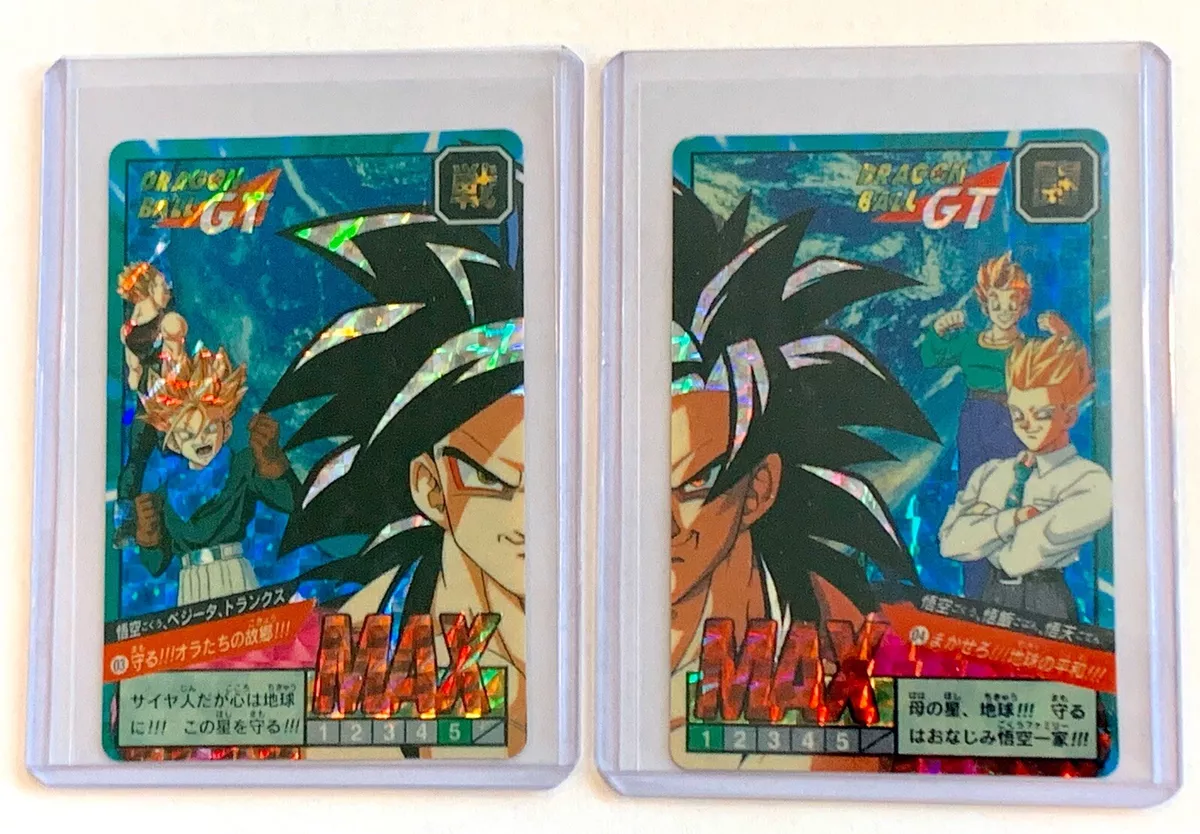 OOAK DRAGONBALL GT CARDDASS Part29 Gold Card No.127 1127 Super