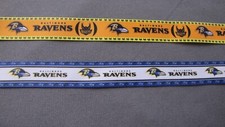 Baltimore Ravens 7/8" Grosgrain Ribbon By the Yard