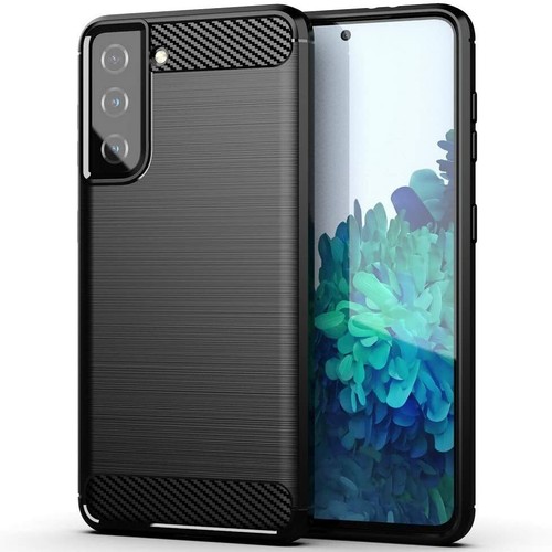 Für Samsung S21/S21+/Ultra 5G Kohlefaser schmal weich stoßfest Hülle Cover - Bild 17 von 25