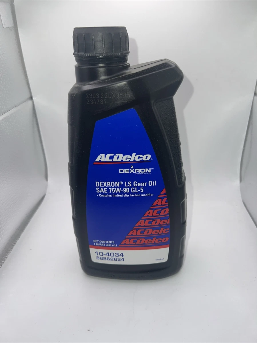 ACDelco 10-4034 Dexron LS 75W-90 Gear Oil - 32 oz New BOTTLE | eBay