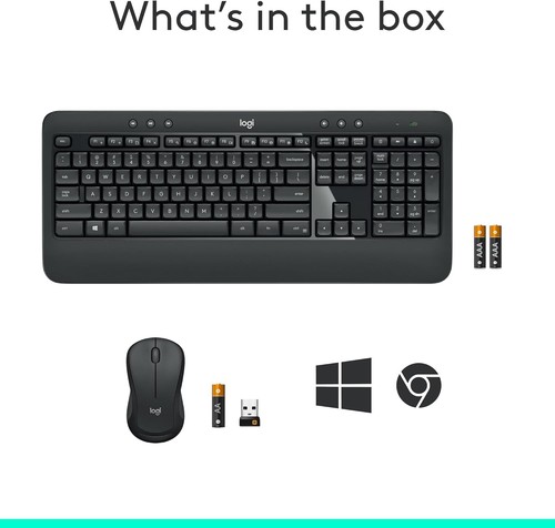 MK540 Wireless Keyboard and Mouse Combo - Comfort & Precision for Windows Users - Afbeelding 12 van 12