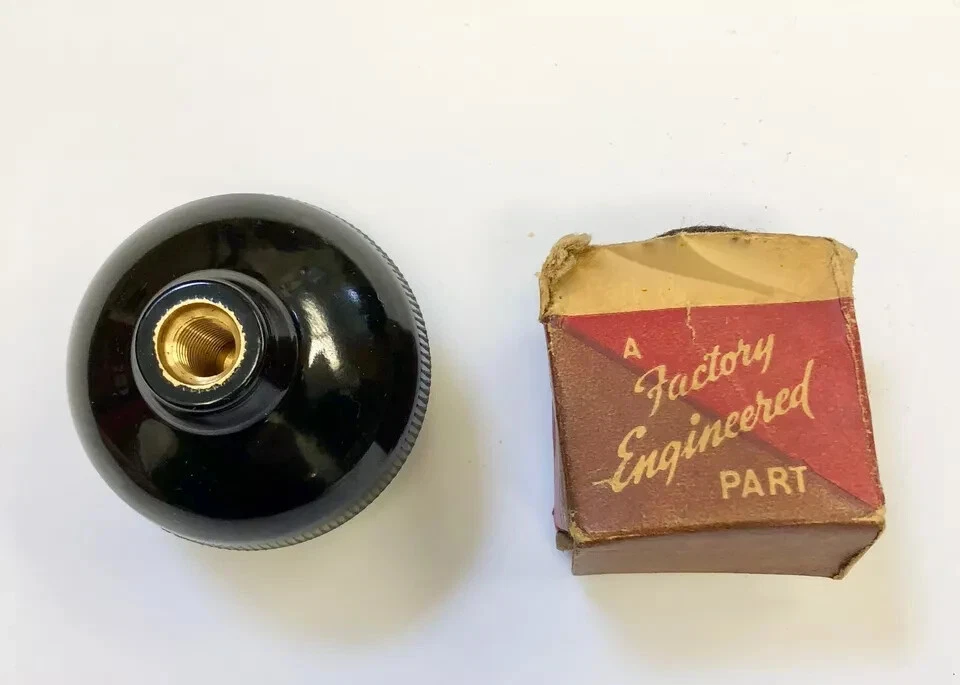 Para Dodge Fargo Plymouth 1930-1953 Camión Cambio de piso de engranajes Perilla negra 580416 Foto 3 de 4