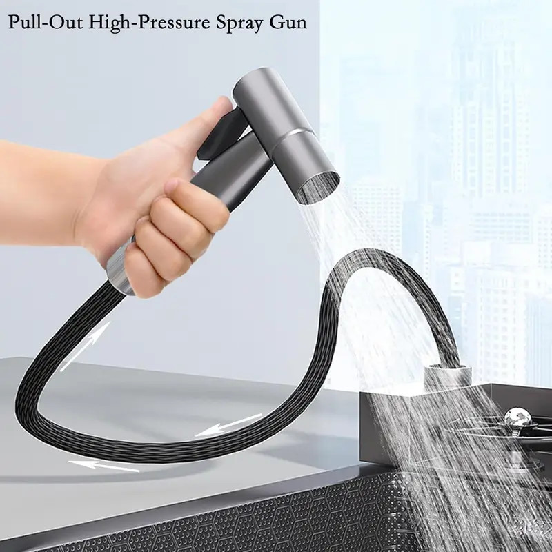 BRONCHO 29.5x18 INCH Modern Smart  Single Bowl Kitchen Sinks With Faucet