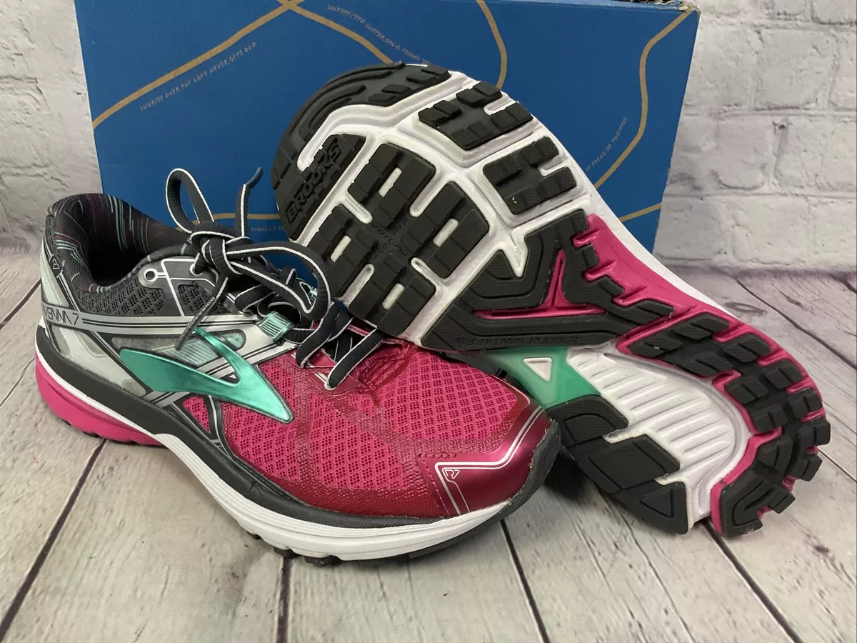 Brooks Ravenna 7 Womens Athletic Shoes Size 5.5 Gray Pink New