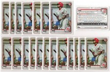 x100 Rece Hinds 2020 Bowman Prospects #41 Rookie Card RC lot/set Cincinnati Reds