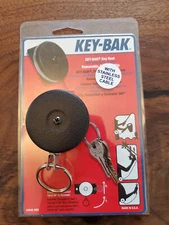 KEY-BAK 484 Retractable Reel with 48-Inch/122cm Stainless Steel Cord Removable 