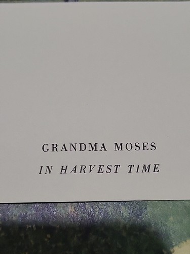 Vintage Grandma Moses Prints Set of 7 Portfolio Canady 1950's - Picture 10 of 12