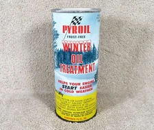 Vintage 1971 Pyroil Winter Oil Treatment Can/Tin – 15 Oz.