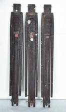 Vintage Teak Wood Brass Adjustable Camera Tripod, 54 inch, 4.8 feet