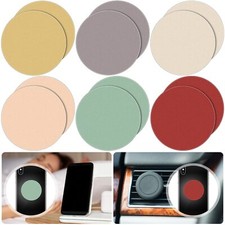 12 Pieces Phone Magnet Sticker Adhesive Sticker Replacement Phone Magnet Plate M