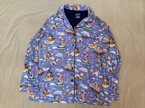 Nick & Nora Pajama Top xxl Womens Super Soft puppy bath toothbrush soap