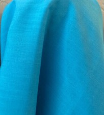 Cotton blend fabric sold by the Yard -Turquoise- 59" Width
